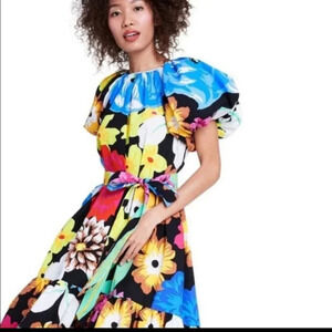 Christopher John Rogers for Target RUFFLES, FLORAL PRINT PUFF SLEEVES